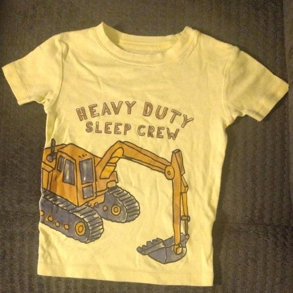 Carter's Other - Carter's Yellow Heavy Duty Excavator Tee